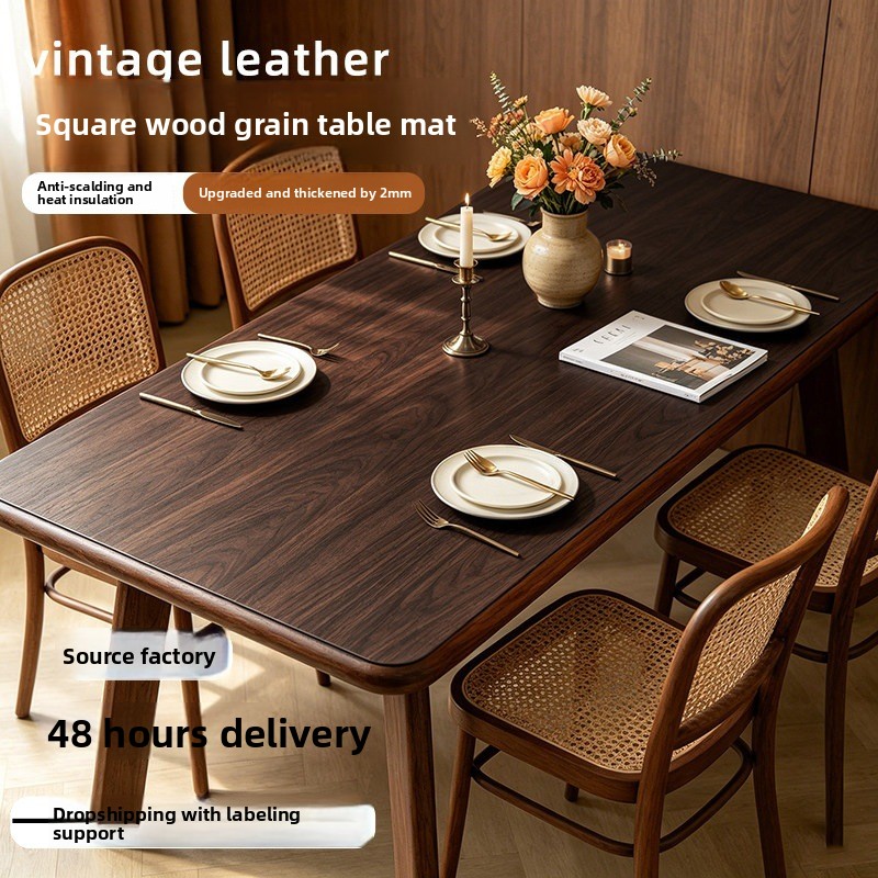 Home Textiles News - Накладка на стол из искусственной кожи