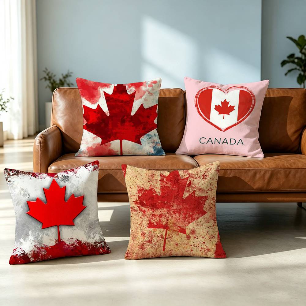 Home Textiles Canada - Наволочка с флагом Канады A-Aesthetic-S, квадратная,