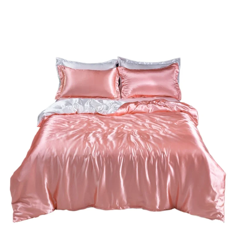 Silk Sheet Set - Скандинавский атласный шелковый комплект постельного белья