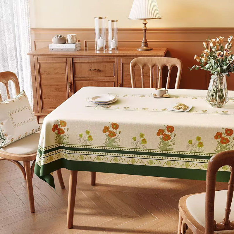 Home Textiles News - Американская пасторальная ПВХ-скатерть водонепроницаемая, высококачественная, маслоотталкивающая,