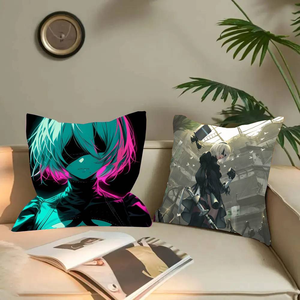 Home Fashion Textiles - Наволочка с принтом из аниме-файт-игры Nier