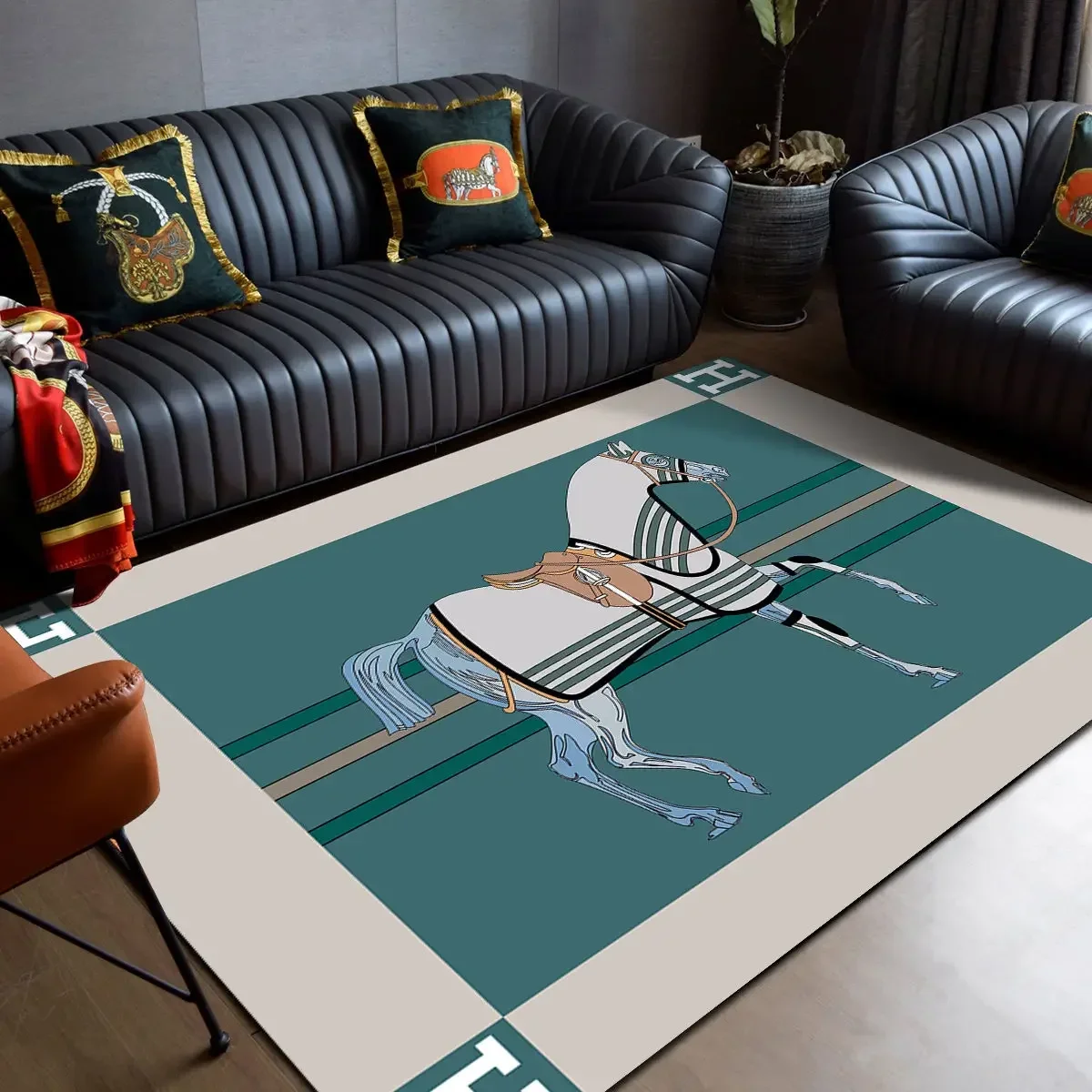 Home Fashion Textiles - Модный ковер в этническом каркасе с