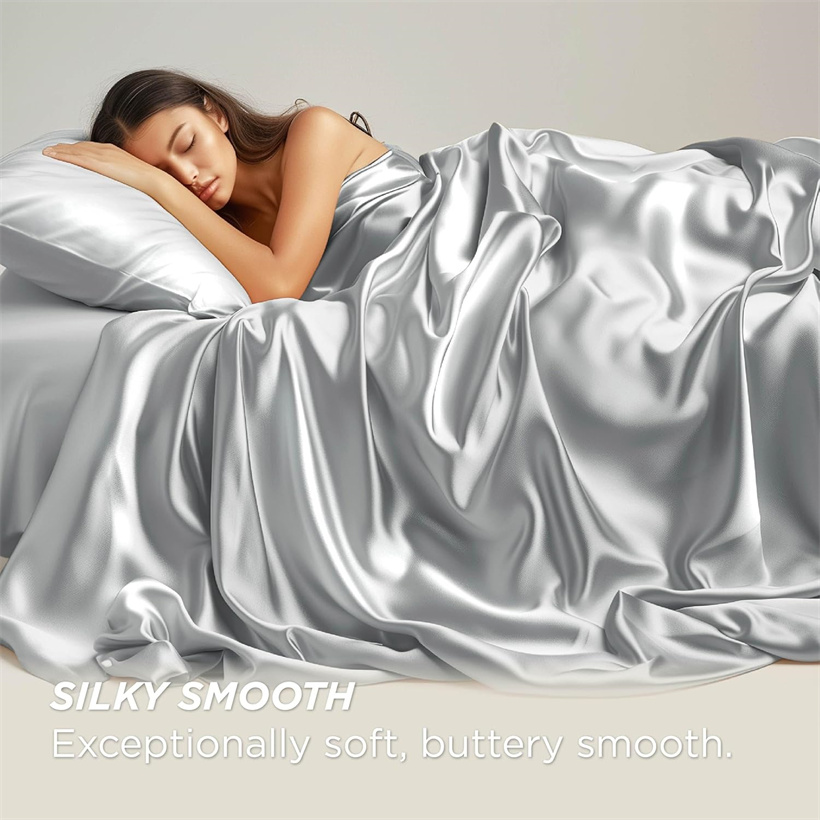 Роскошная простыня из 100% нат – обзор и цена Silk Sheet Set