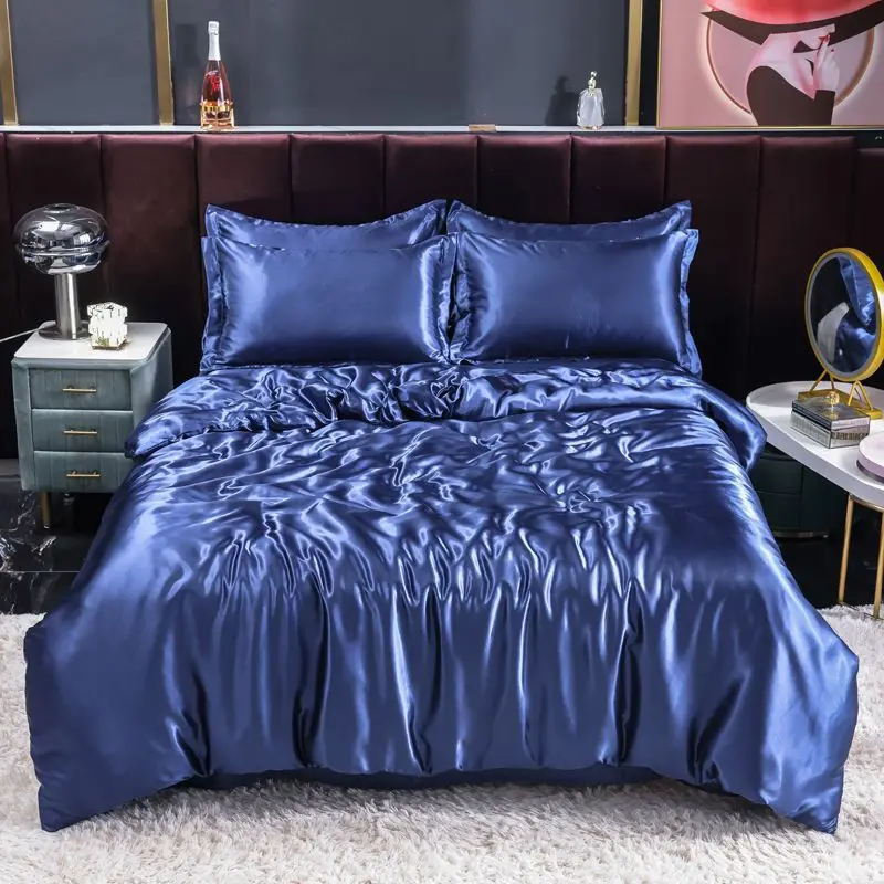 Скандинавский атласный шелковы – обзор и цена Silk Sheet Set