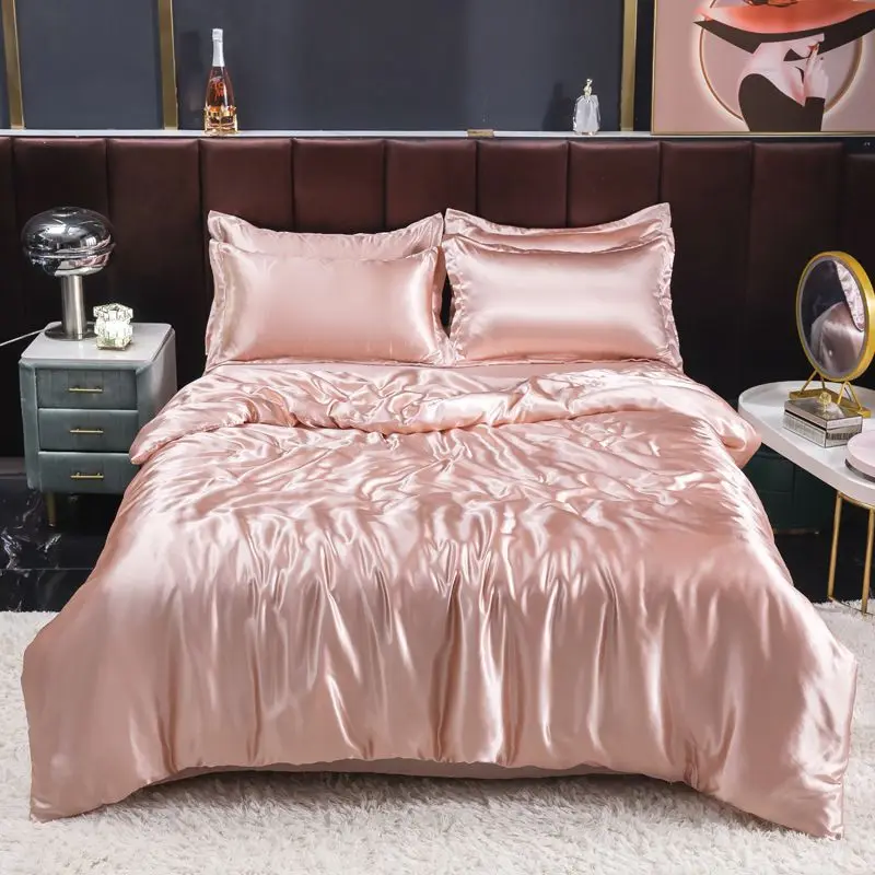 Скандинавский атласный шелковы – обзор и цена Silk Sheet Set